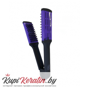 Расческа с зажимом Keratin Tools фиолетовая